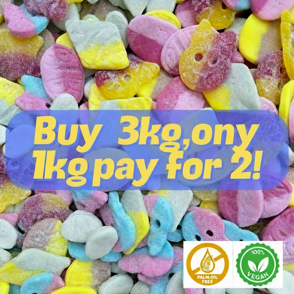 Veckans Bubs Mix-DEAL! Köp 3 kg och få 1 kg extra gratis!