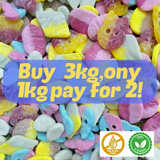 Veckans Bubs Mix-DEAL! Köp 3 kg och få 1 kg extra gratis!